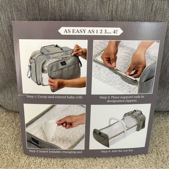 Courtier 4 in 1 Diaper Bag With Changing Station NWOT - Picture 8 of 15